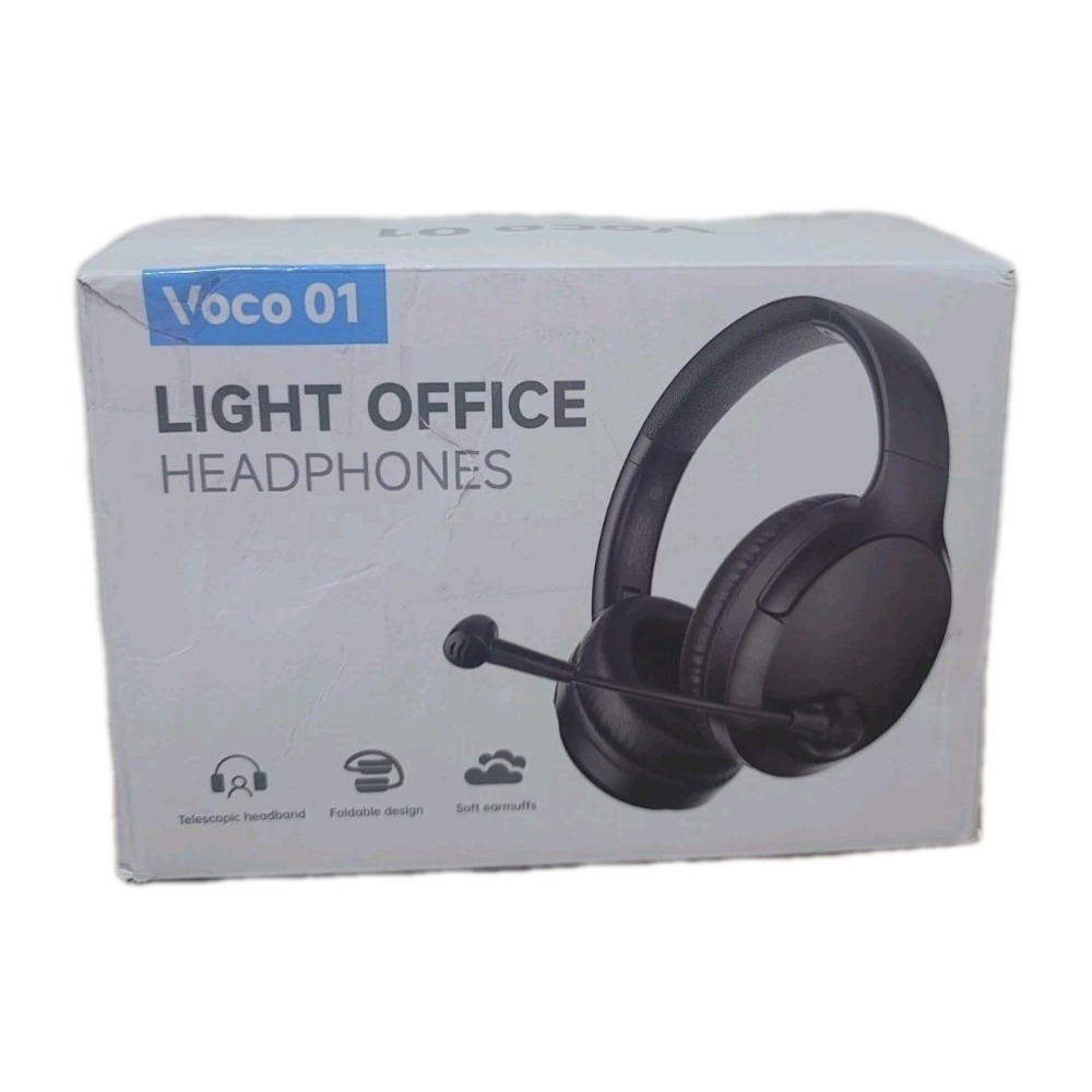 Voco 01 Light Office Headphones Wireless Foldable Bluetooth BT9945 Black